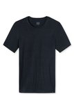 Schiesser Men Long Life Soft T-Shirt O-hals Blue Black 164233 | 23629