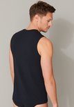 Schiesser Men Long Life Soft Tanktop Blue Black 164104 | 21079