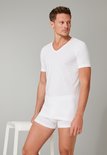 Schiesser Men 95/5 T-Shirts V-hals 2-Pack Wit 173982 | 24814