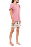Pink Label Dames Shortama Dusty Flower S1100 | 26222