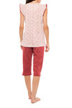 Pink Label Dames Shortama Red Berry S1167 | 26217
