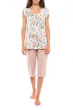 Pink Label Dames Shortama Flower S1128 | 26209