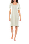 Pink Label Dames Nachthemd Green S1115 | 26214