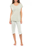 Pink Label Dames Shortama Green S1117 | 26212