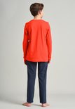 Schiesser Jongens Pyjama Orange 175120 | 24966