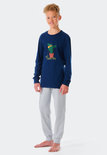 Schiesser Jongens Pyjama Blauw 25913
