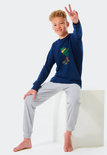 Schiesser Jongens Pyjama Blauw 25913