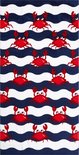 Livello Strandlaken Crabs Navy 21069