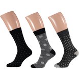 Apollo Heren Sokken 3-Pack Grijs 25455
