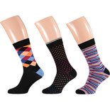 Apollo Heren Sokken 3-Pack Rood/Oranje 25457