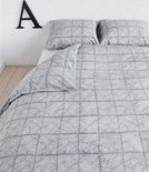 At Home Dekbedovertrek Bleach Light Grey 24867
