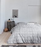At Home Dekbedovertrek Bleach Light Grey 24867