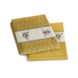 DDDDD Keukendoek Bees Yellow 23119