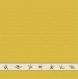 DDDDD Theedoek Bees Yellow 23119