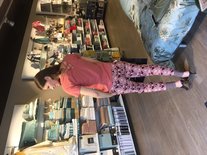 Charlie Choe Dames Pyjamabroek Brown/Pink V43101-38 | 26189
