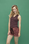 Charlie Choe Dames Lace Top Brown V43112-38 | 26192