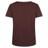 Charlie Choe Dames Shirt Brown V43107-38 | 26191