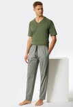 Schiesser Heren Mix & Relax Shirt Khaki 169872-701 | 25912