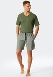 Schiesser Heren Mix & Relax Shirt Khaki 169872-701 | 25912
