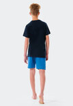 Schiesser Jongens Shortama Donkerblauw 26177