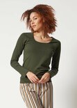 Skiny Dames Shirt Rosin Green 080730 | 26888