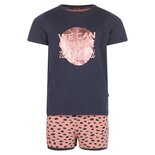 Charlie Choe Meisjes Shortama Blauw 26180
