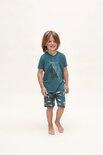 Charlie Choe Jongens Shortama Groen Dieren 26184
