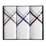 Bugatti Heren Zakdoeken Bug-H23 3-Pack Multi 24218