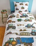 Beddinghouse Kids Dekbedovertrek Tractors Multi 26044