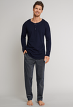 Schiesser Woven Loungebroek Dark Blue 163842 | 23533