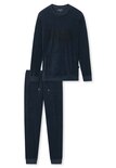 Schiesser Heren Badstof Pyjama Dark Blue 178037-803 | 27102