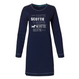 Rebelle Dames Nachthemd Scottie Dark Blue 11222-406-2 | 26957
