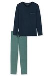 Schiesser Heren Pyjama Dark Blue 178110 | 27339-27340