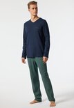 Schiesser Heren Pyjama Dark Blue 178110 | 27339-27340
