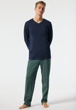 Schiesser Heren Pyjama Dark Blue 178110 | 27339-27340