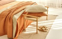 Livello Kussenhoes Stonewashed Mr & Mrs Amsterdam Caramel 26302