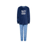 Cocodream Meisjes Velours Pyjama Blauw 331365 | 27119