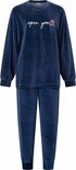 Lunatex Meisjes Velours Pyjama Navy 14-4038 | 27085