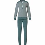 Pastunette Dames Badstof Pyjama Dark Green 20182-111-4 | 26944