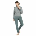 Pastunette Dames Badstof Pyjama Dark Green 20182-111-4 | 26944