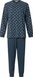 Lunatex Dames Double Jersey Pyjama Donkerblauw 12-4175 | 27074