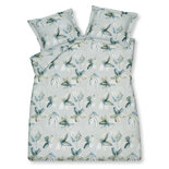 Vandyck Dekbedovertrek Flower Party Pearl Blue 27206