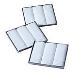 Heren Zakdoeken Jan 3-Pack Wit 13929