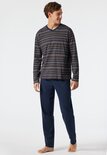 Schiesser Heren Pyjama Dark Grey 178103 | 27365