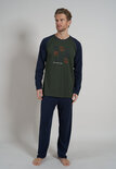 Tom Tailor Heren Pyjama Groen/Blauw 71288-4009 | 27126