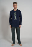 Tom Tailor Heren Pyjama Blauw/Groen 71287-4009 | 27127