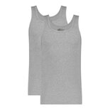 Ten Cate Men Basics Singlets 2-Pack Grey Melee 32324 | 26926