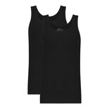 Ten Cate Men Basics Singlets 2-Pack Black 32324 | 26924