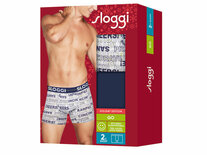 Sloggi Men Go Holiday Short 2-Pack Blue Light 10198168 | 26831