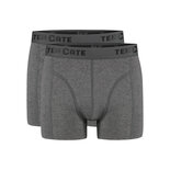 Ten Cate Men Basics Shorts 2-Pack Antraciet Melange 32323 | 26917